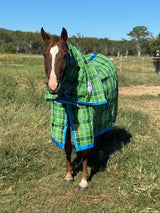 5’11" Combo Rug (Black, Blue Or Green)
