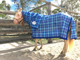 5’11" Combo Rug (Black, Blue Or Green)