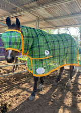 5’11" Combo Rug (Black, Blue Or Green)