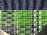5’11" Combo Rug (Black, Blue Or Green)