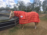 5’11” Combo Rug (Red or Orange)